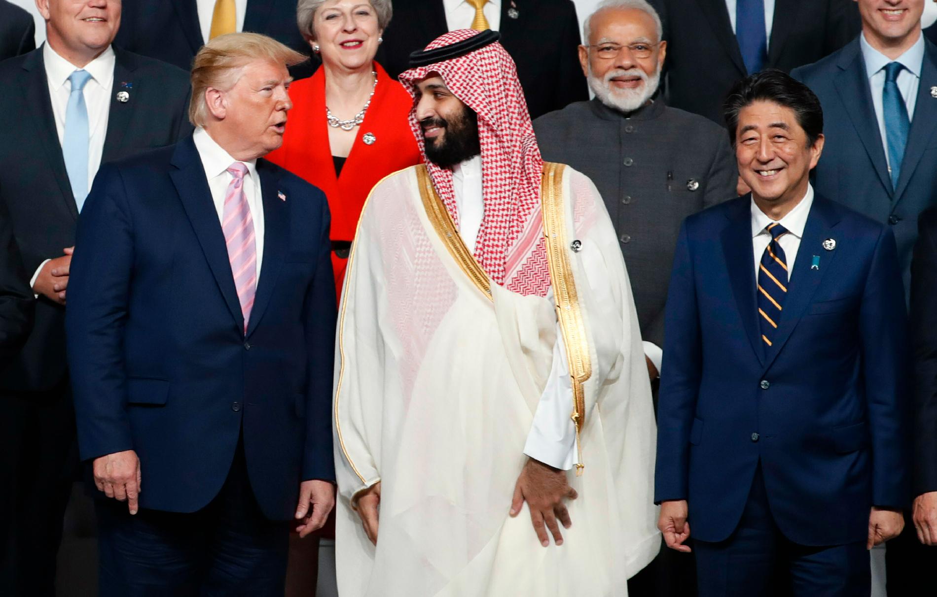 USA:s president Donald Trump och Saudiarabiens kronprins Mohammed bin Salman.