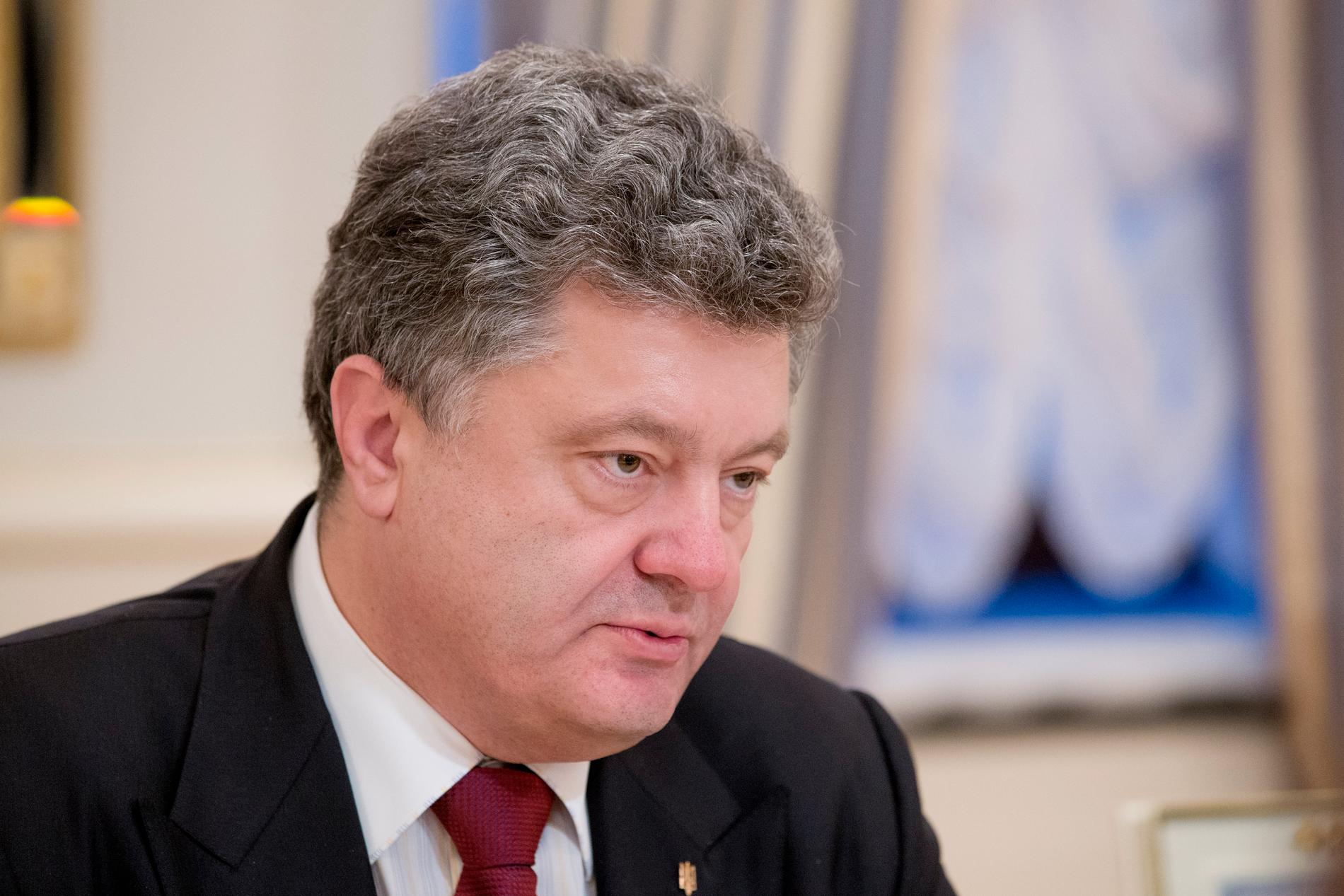 Ukrainas president Petro Porosjenko. Arkivbild.