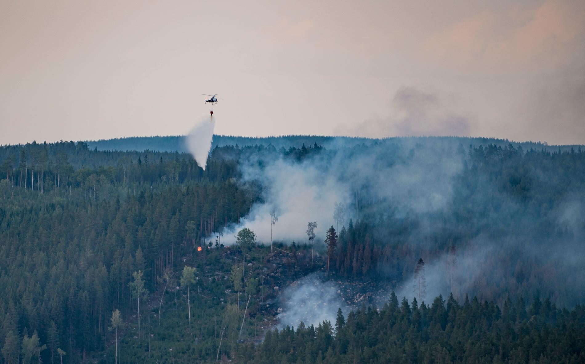 Brand i Ljusdal, 2018. 