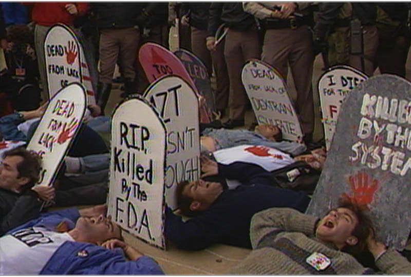 Scen ur filmen ”United in Anger – a history of Act Up”.