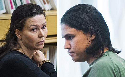 Dömda: Johanna Möller och Mohammad Rajabi.