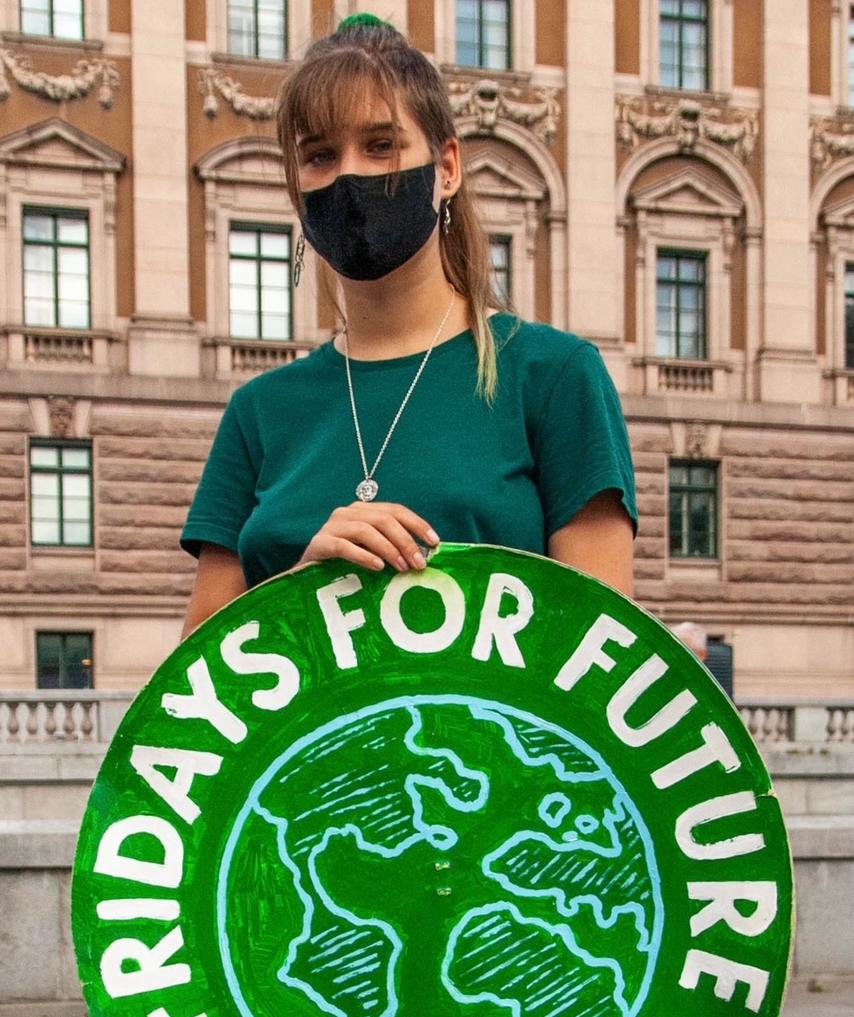 Isabelle Axelsson, klimataktivist från Fridays For Future.