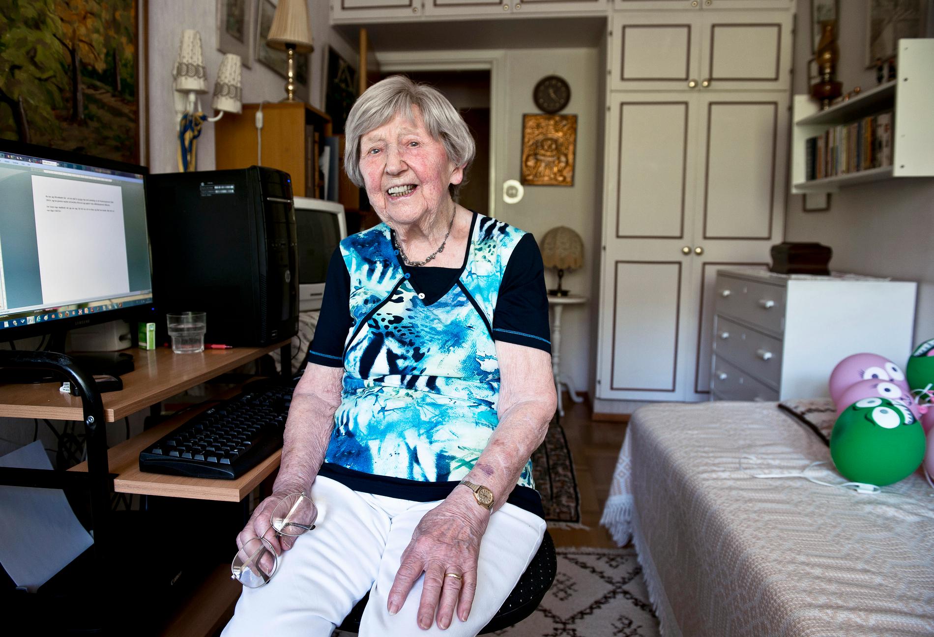 Dagny började blogga när hon var 100 år.
