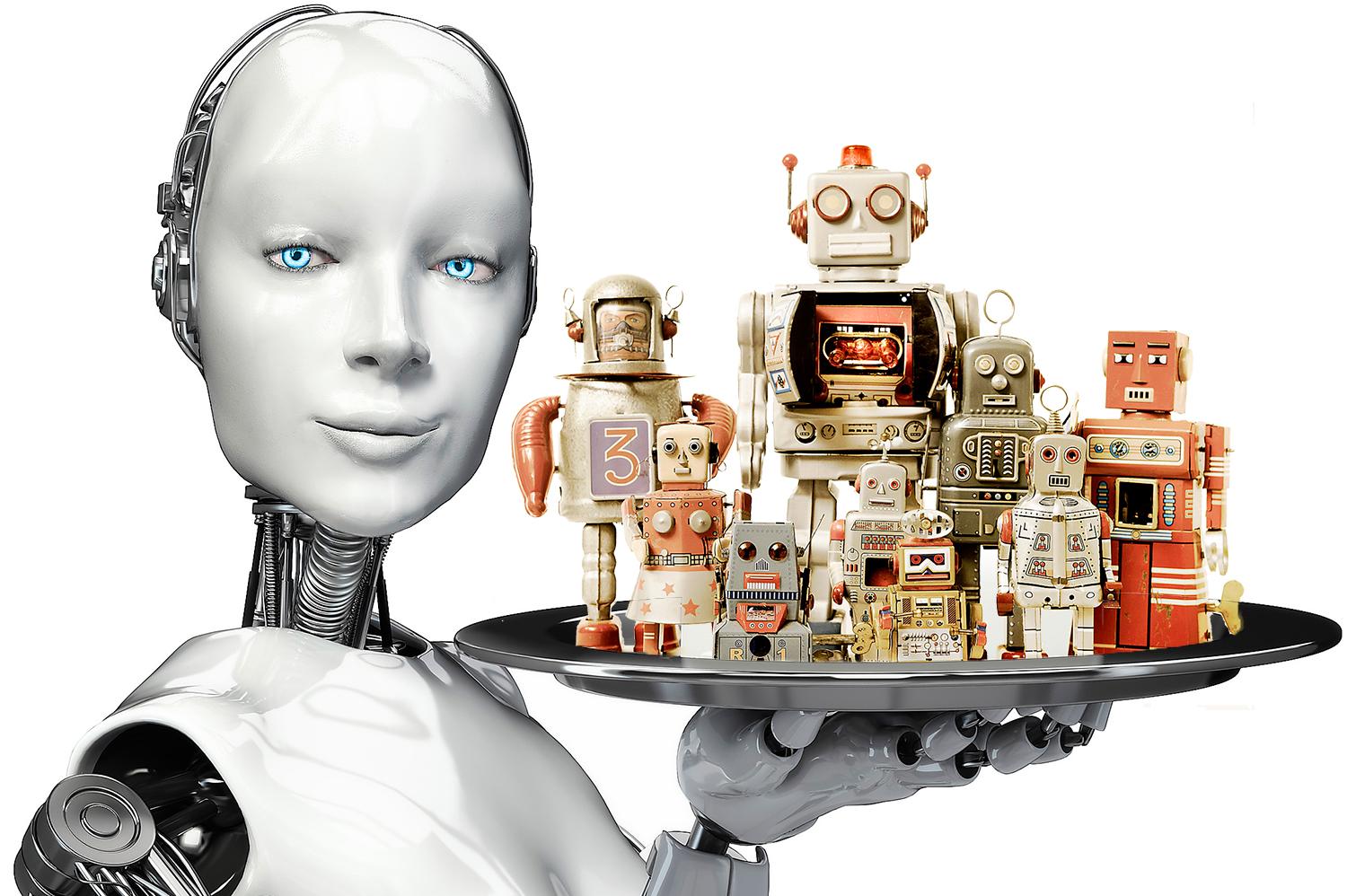 Framtiden är serverad  Inom 15 år spås robotarna vara smartare än vi.  Foto: Thinkstock