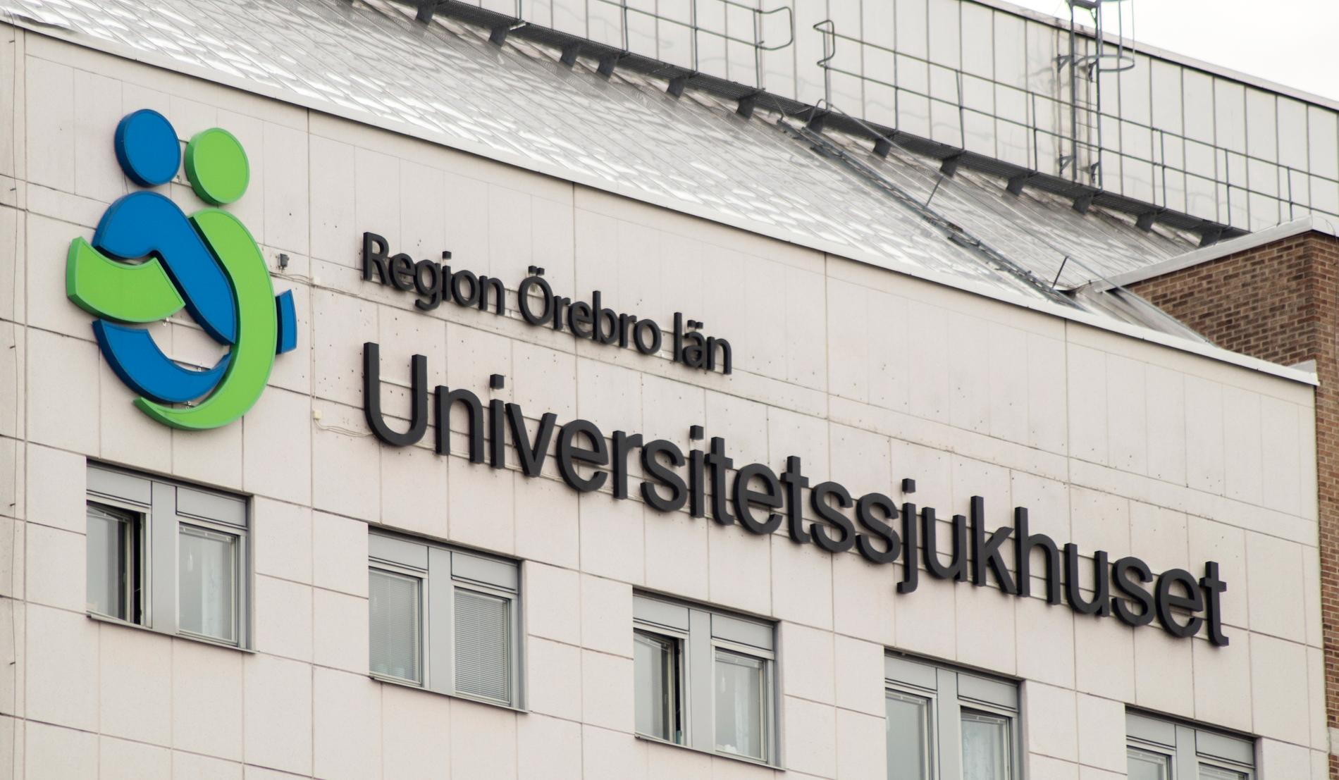 Universitetssjukhuset Örebro är utsett till Bästa sjukhuset 2019 i klassen universitetssjukhus. Arkivbild.