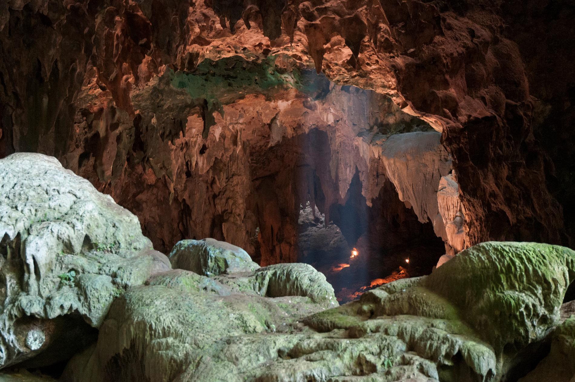 Grottan Callao på den filippinska ön Luzon där fossilen efter en ny människoart påträffades.