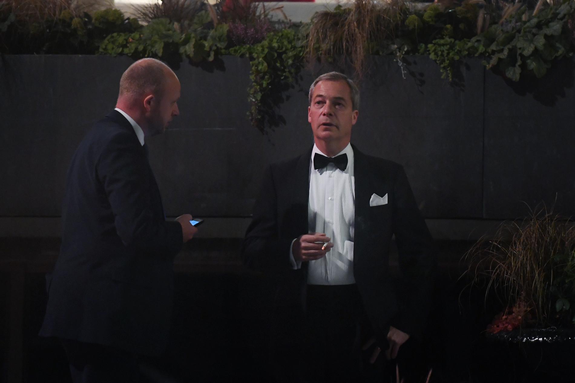 Nigel Farage på Grand Hotel.