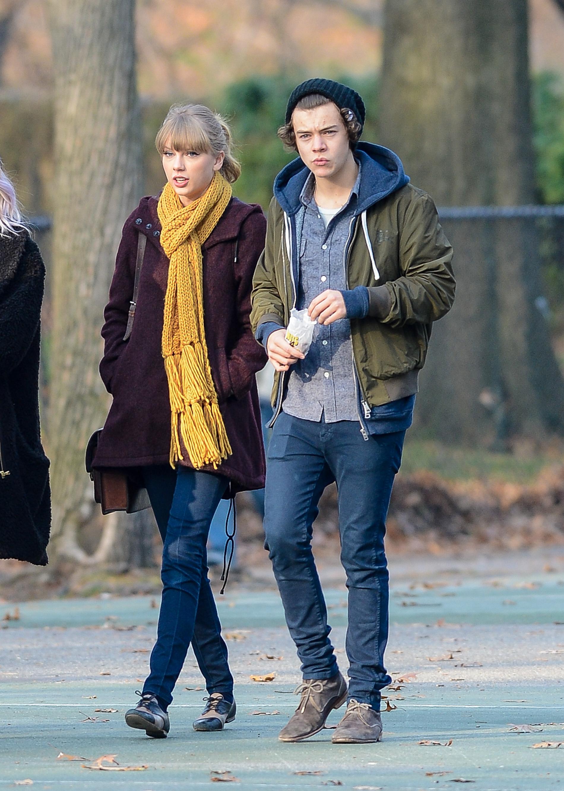 Harry Styles och Taylor Swift Promenix i Central Park är alltid trevligt.