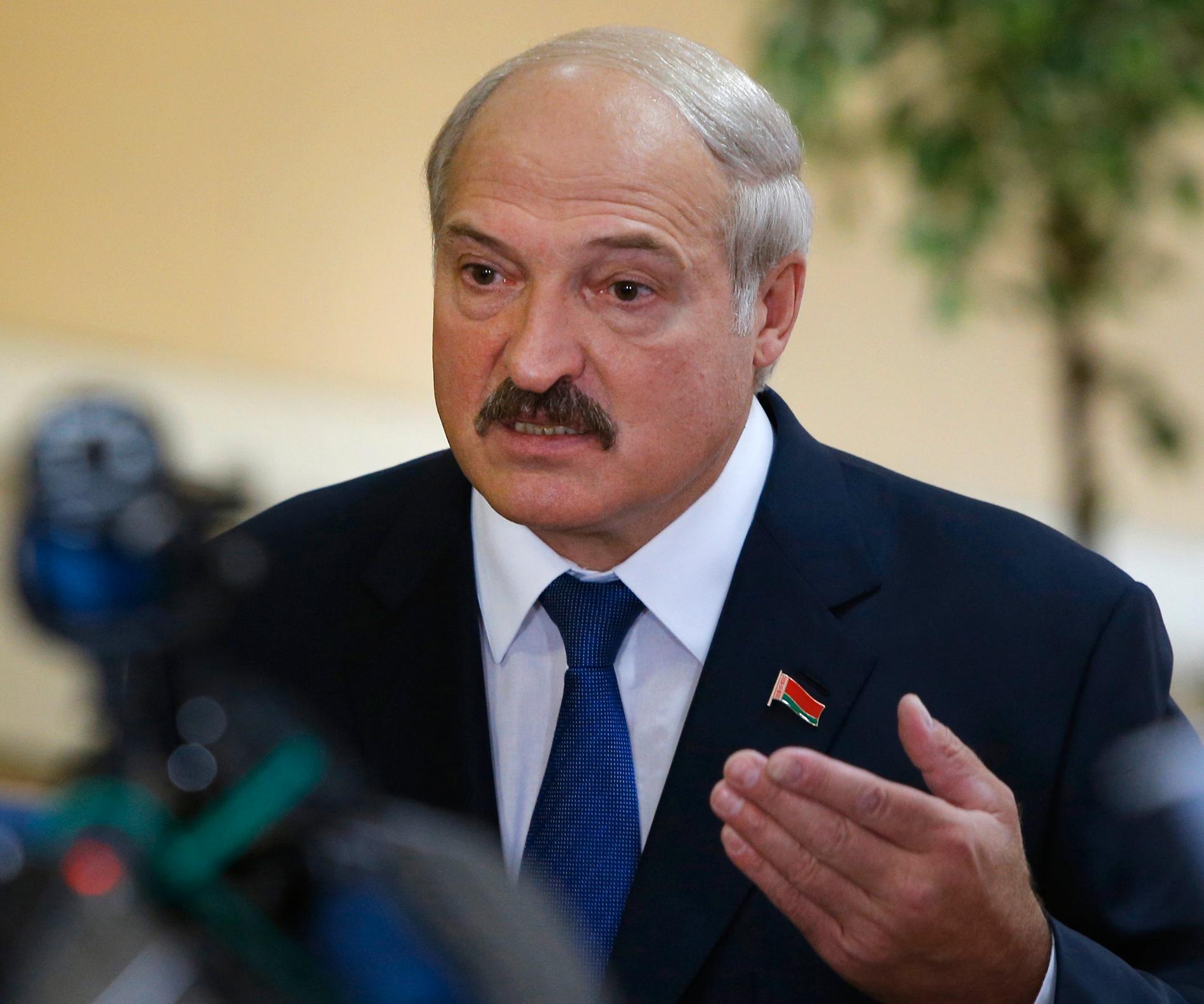 Vitrysslands president Alexandr Lukasjenko. Arkivbild.