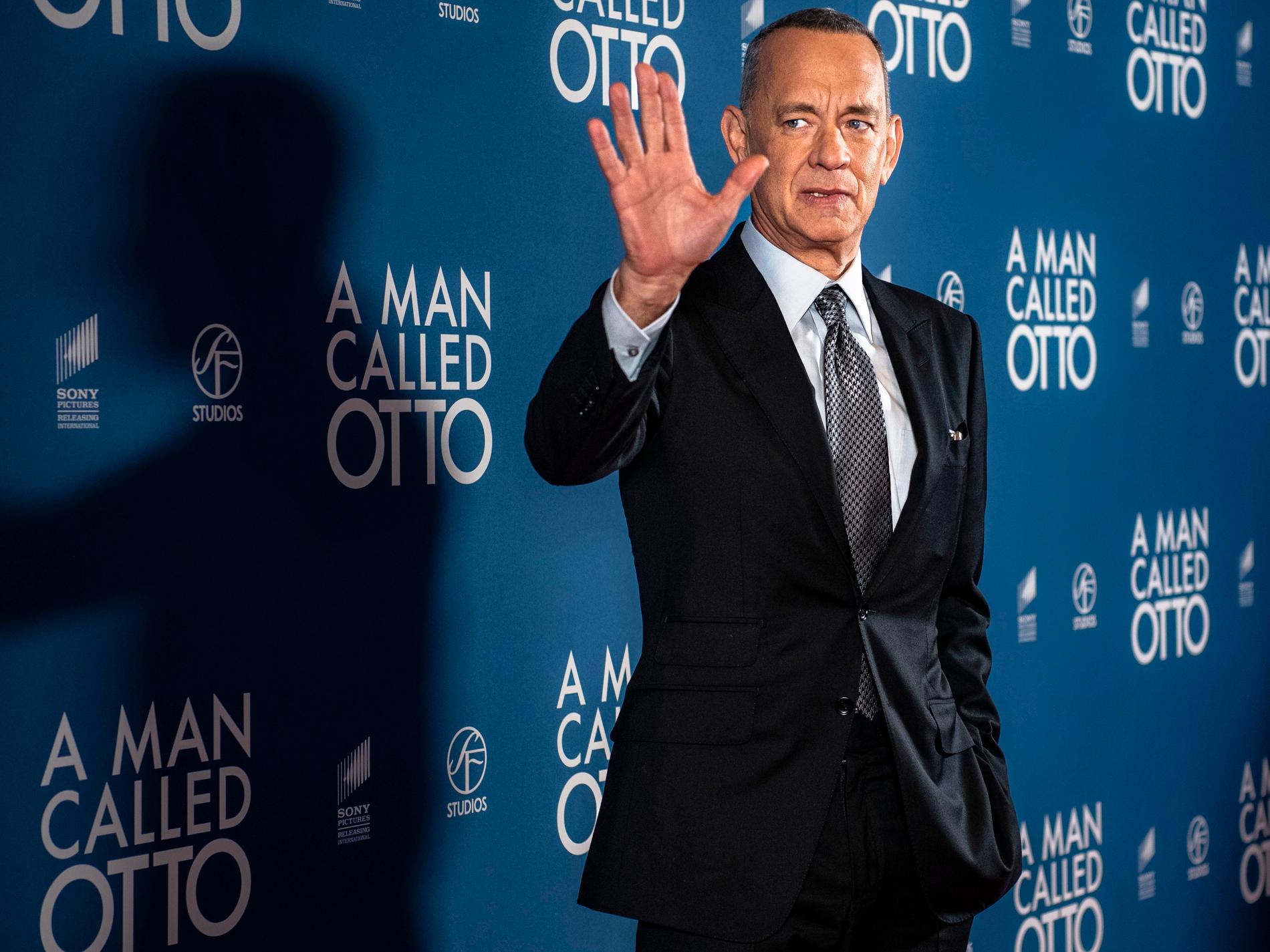 Tom Hanks på galapremiären av filmen "A Man Called Otto"