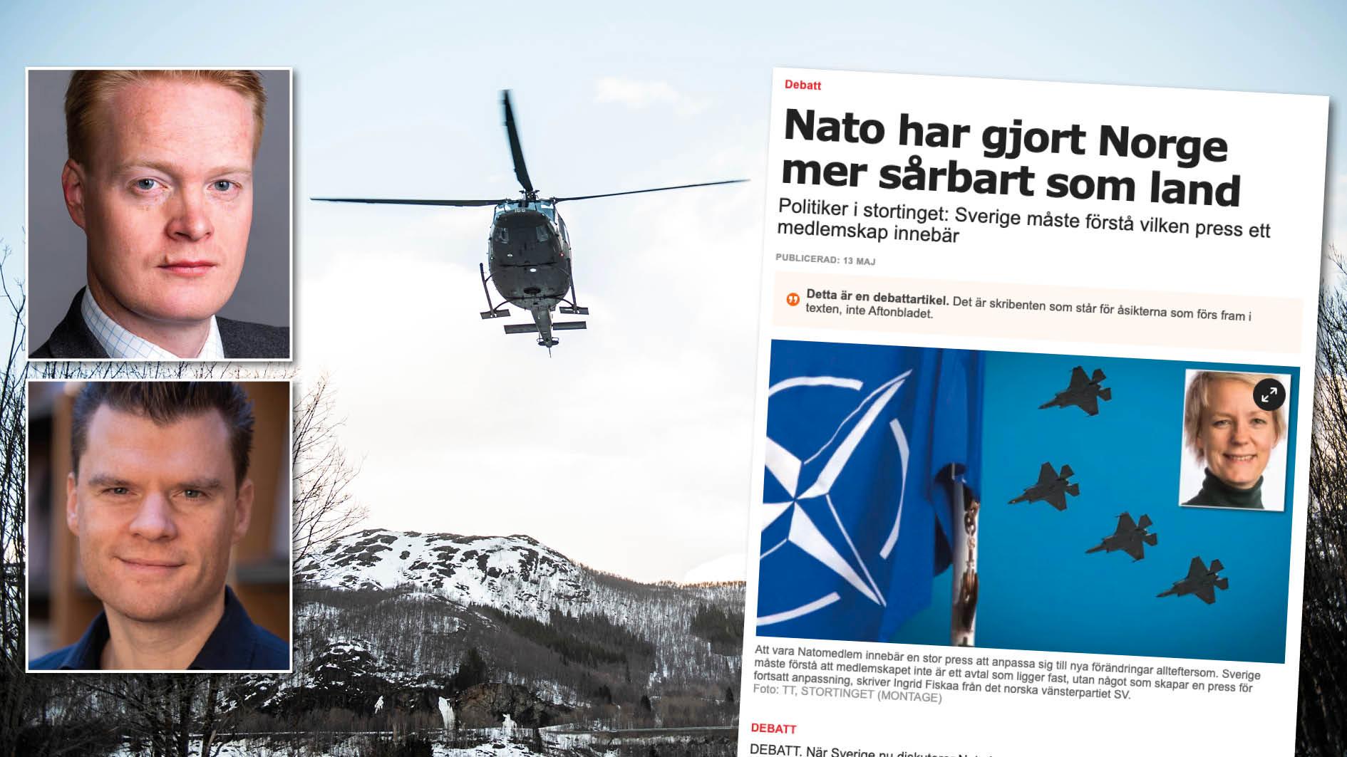 Det är en utbredd myt inom den yttre vänstern att det norska försvaret omorganiserats efter det kalla kriget till följd av påtryckningar från Nato och USA. Det är inte sant. Replik från Magnus Håkenstad och Andreas C. Halse.