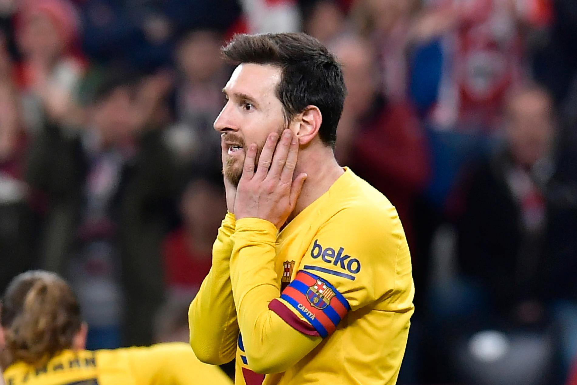 Messis Barcelona slogs ut i cupen.