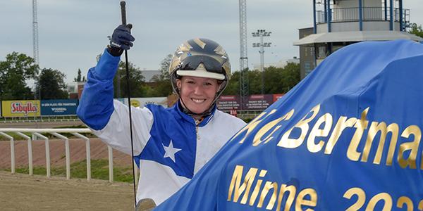 Sofie Ericsson vann förra året amatörernas Elitlopp: K.G.Bertmarks Minne. 