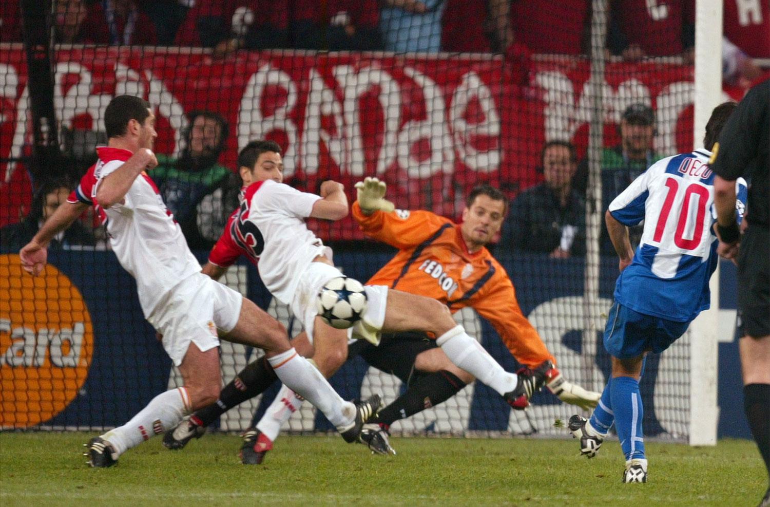 Monaco spelade Champions League-final mot Porto 2004.