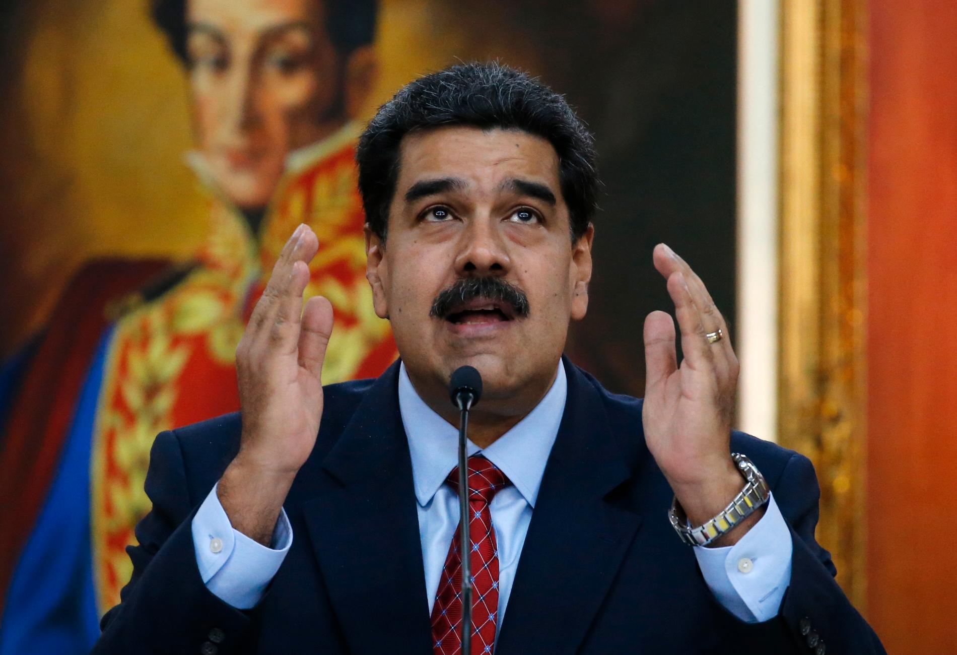 Venezuelas president Nicolas Maduro.