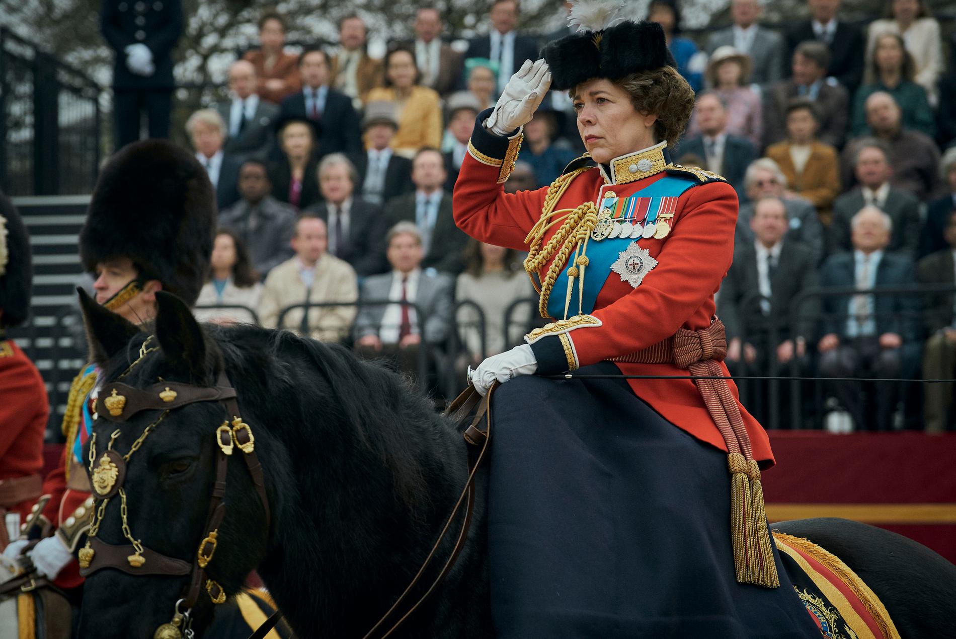 Olivia Colman som drottning Elizabeth i fjärde säsongen av ”The crown”.