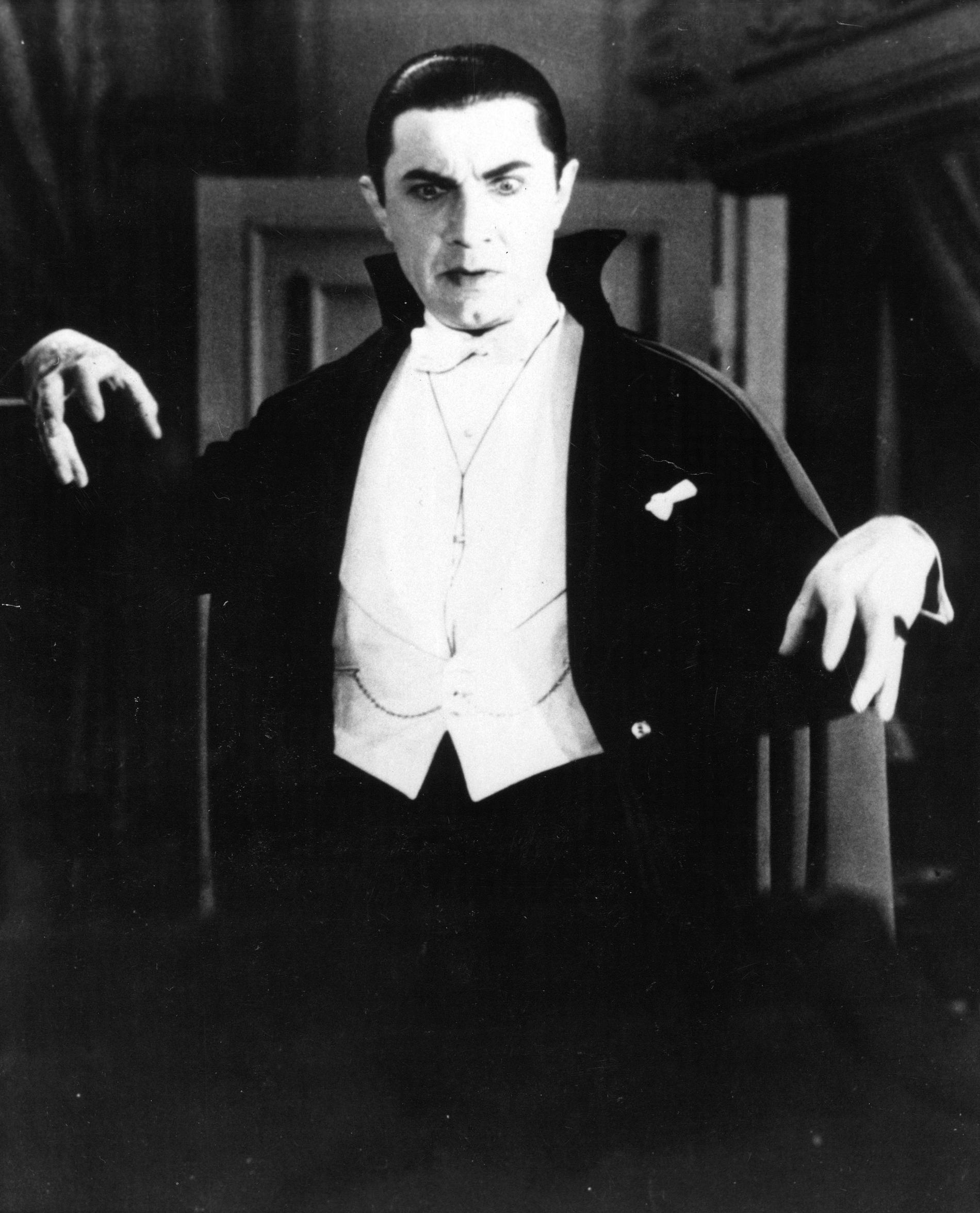 Bela Lugosi som den klassiska Dracula, i filmen från 1931.
