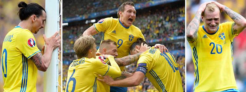 Sverige har fortfarande inte haft ett skott på mål i EM.