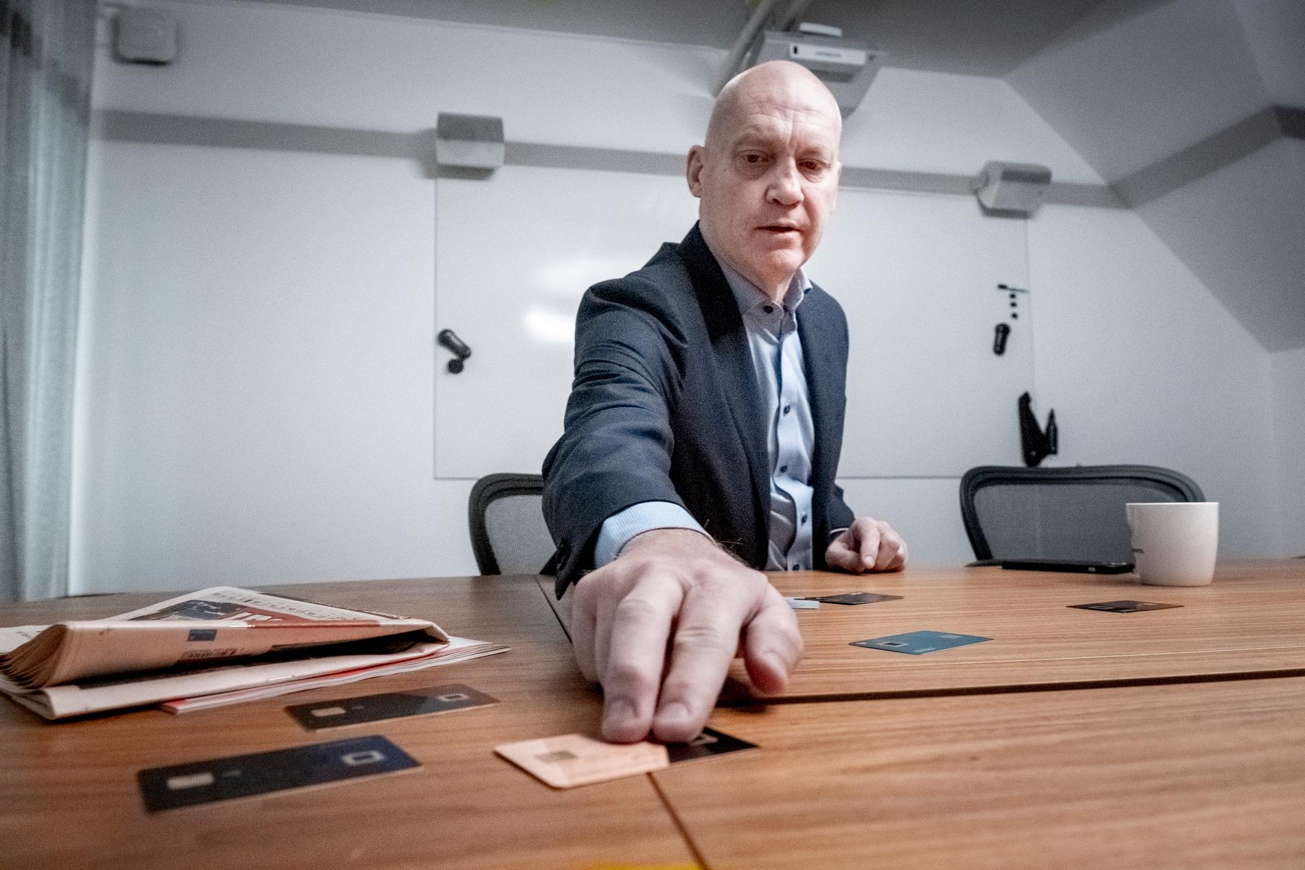 Åklagaren vill att Johan Carlström, ordförande och största ägare i Fingerprint Cards, döms till fängelse för grovt insiderbrott. Arkivbild.