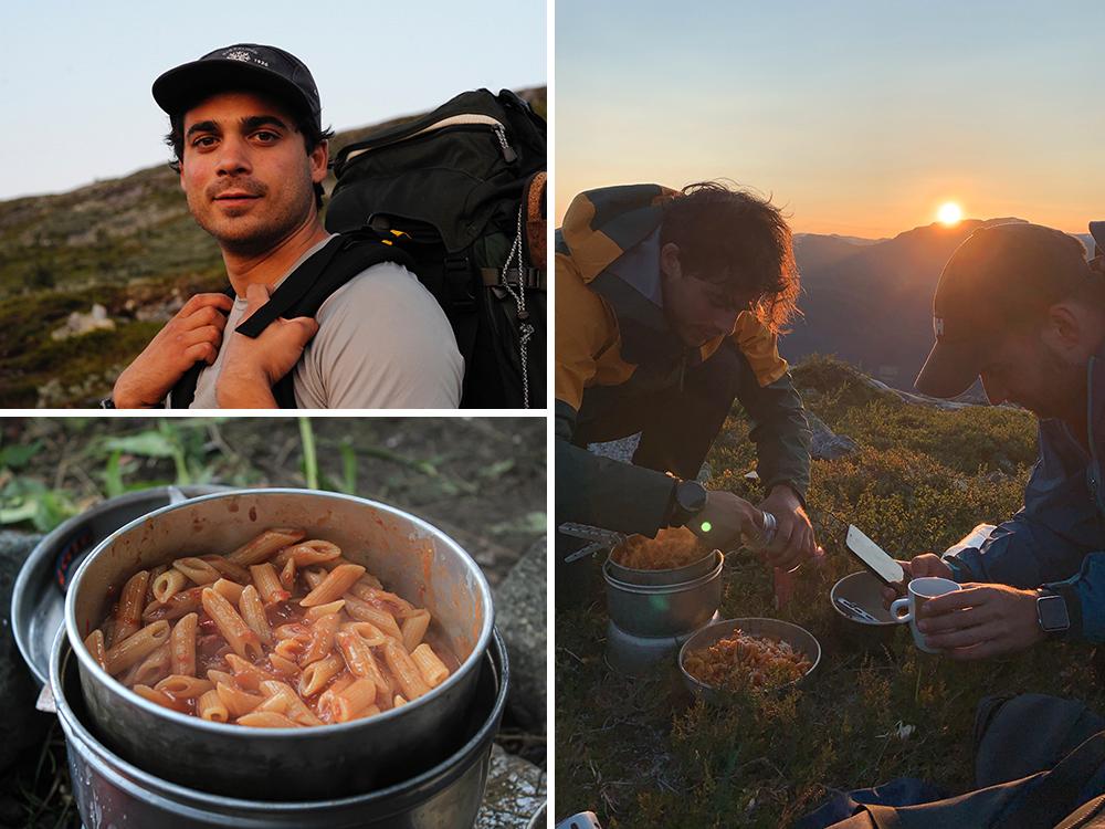 Kocken, känd från Sveriges mästerkock, Dante Zia lagar gärna mat bland natursköna vyer.