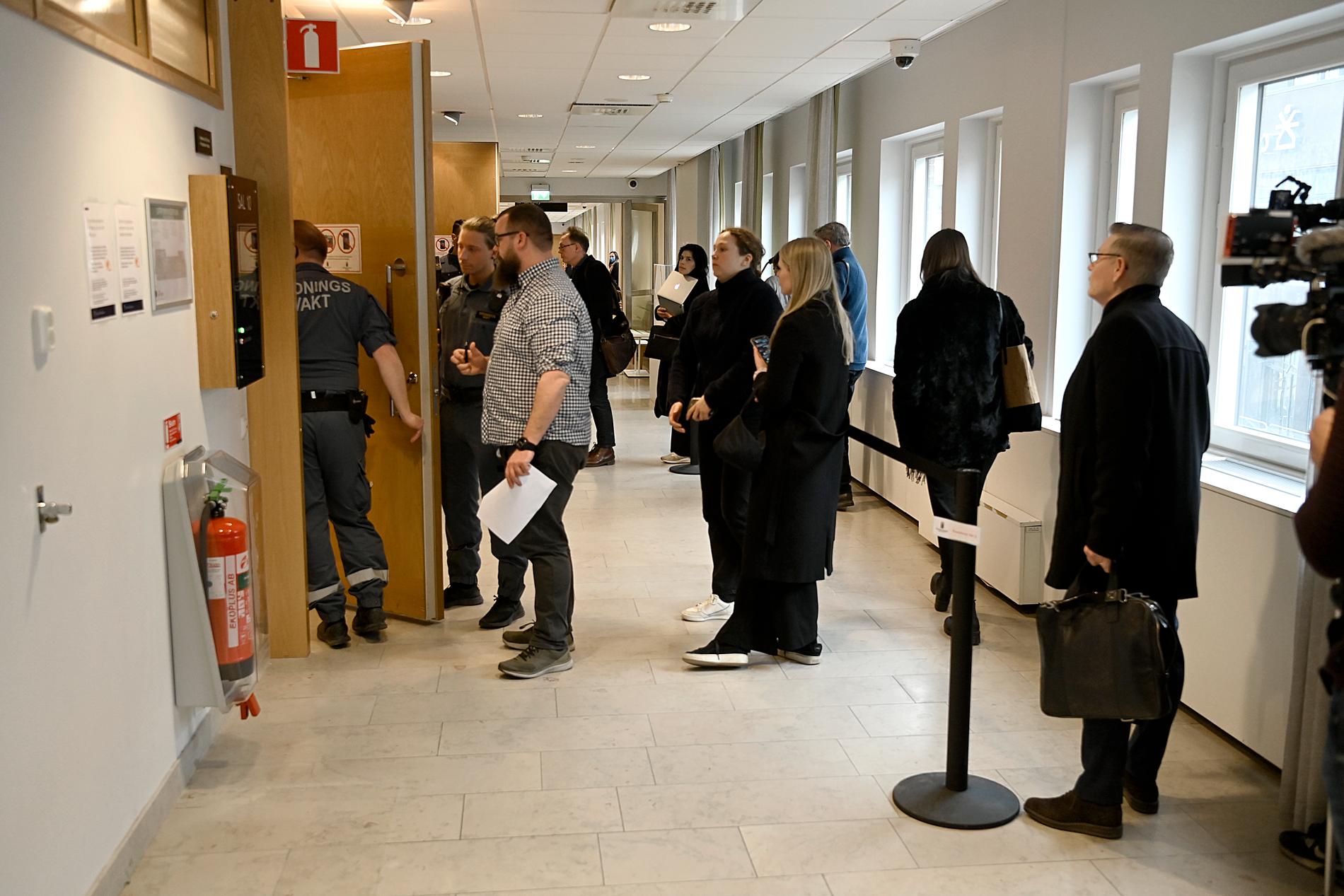 Häktningsförhandlingen hölls i Uppsala tidigare i mars. 