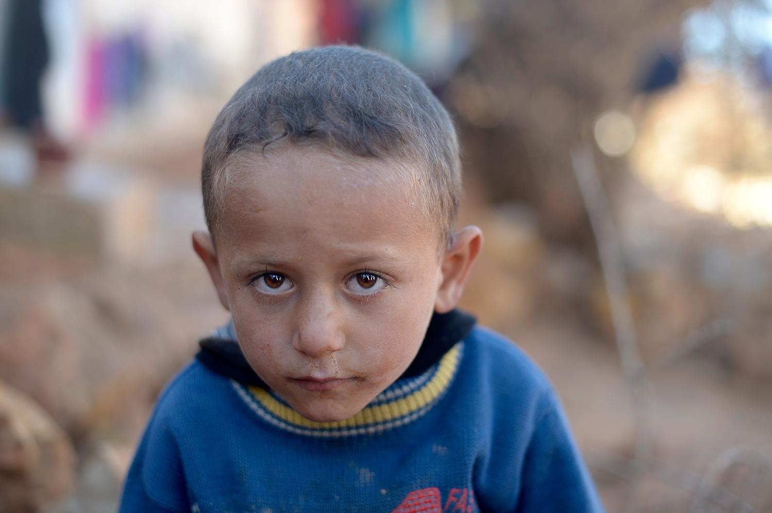 Vad drömmer du om? Ahmed, 3: Jag vill hem till Syrien med min mamma och pappa.