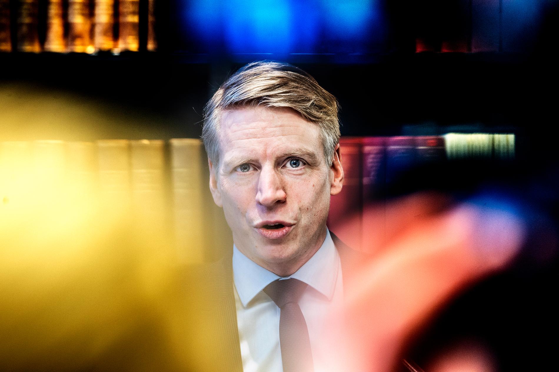 Finansmarknadsminister Per Bolund (MP). Arkivbild.