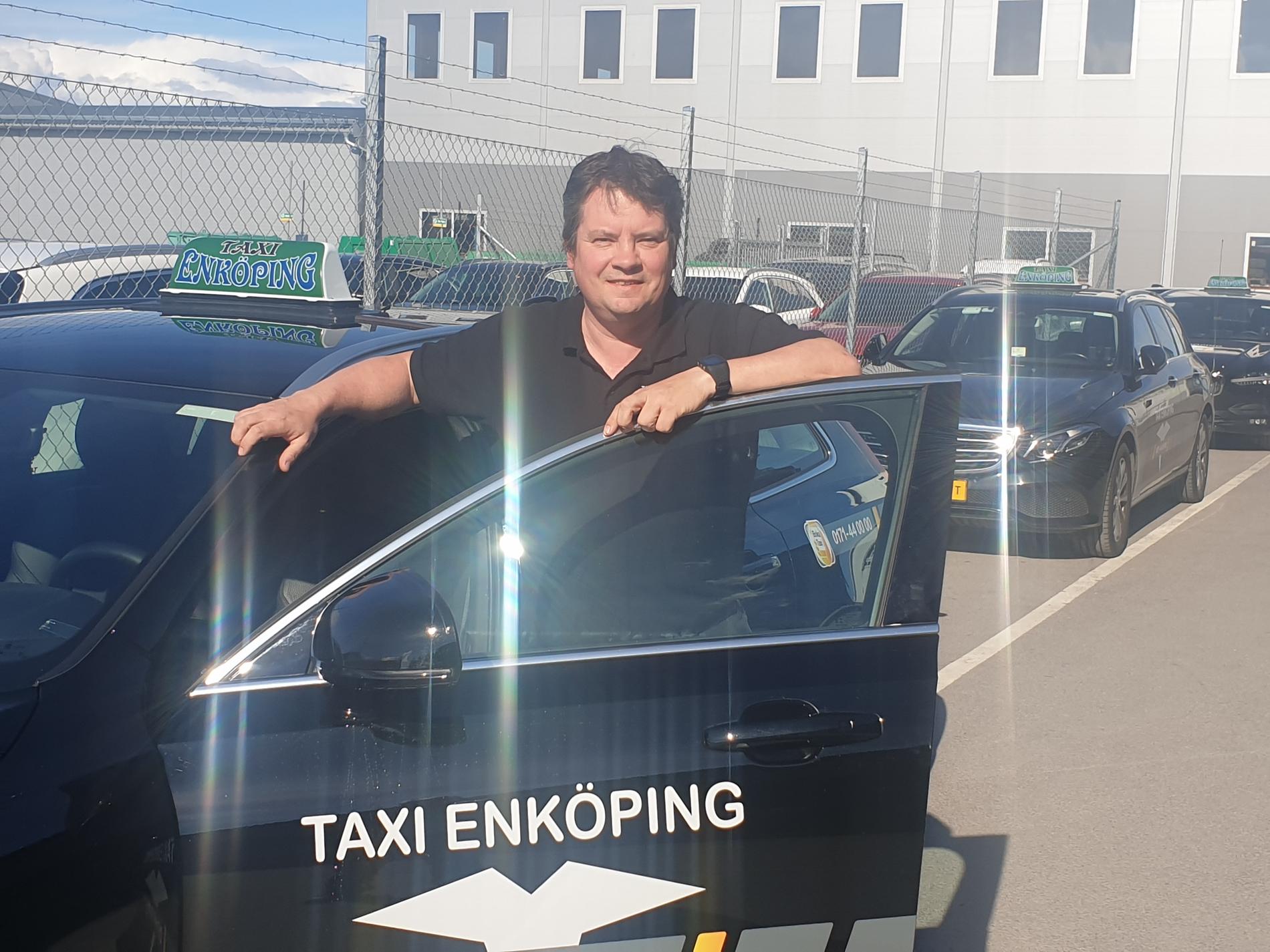 Anders Gustavsson, VD för Taxi Enköping. 