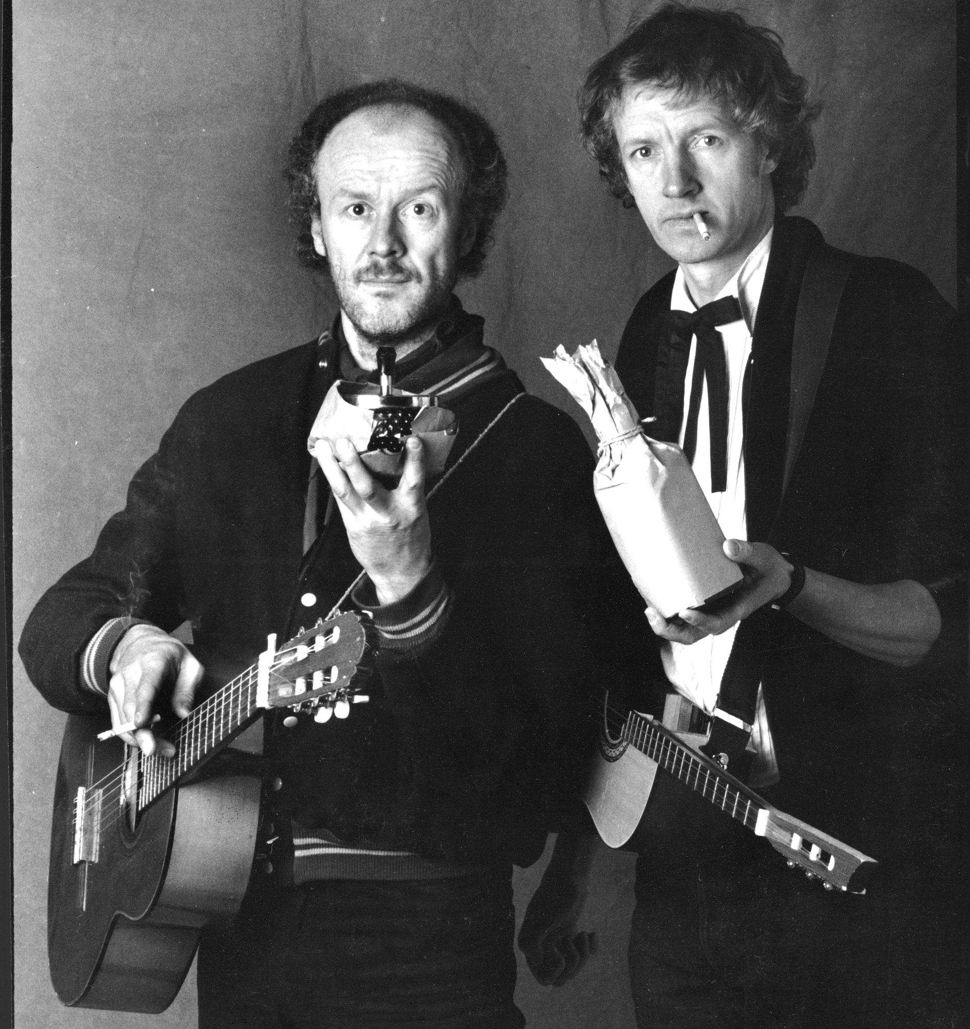 Svante Grundberg och Björn Wallde 1989.