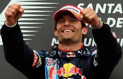 Mark Webber – säsongens överraskning och kanske VM-segrare, enligt Sportbladets Anna Andersson. FOTO: AP