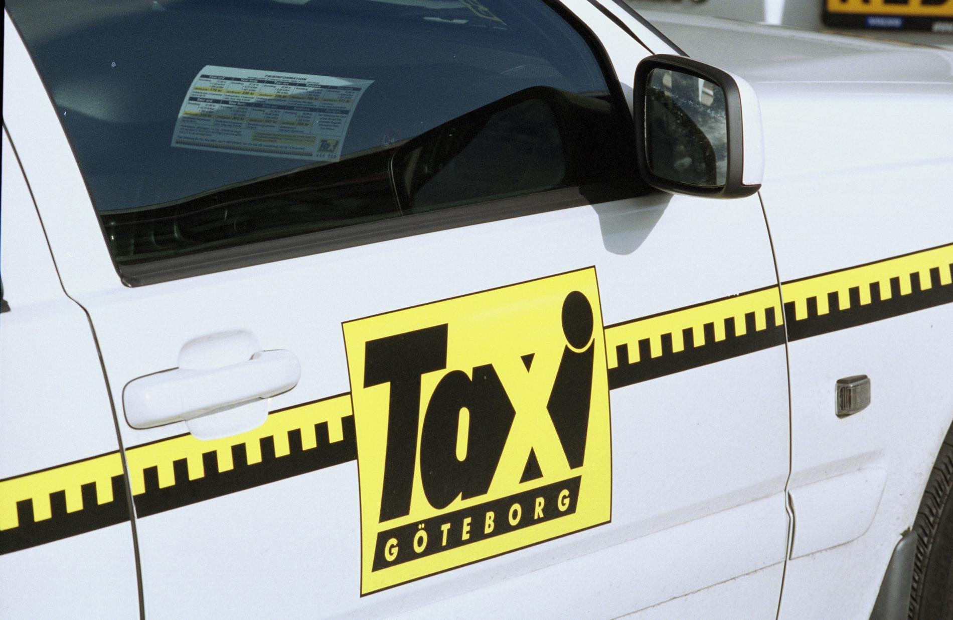 Större delar av Taxi Göteborgs taxiflotta slogs ut.