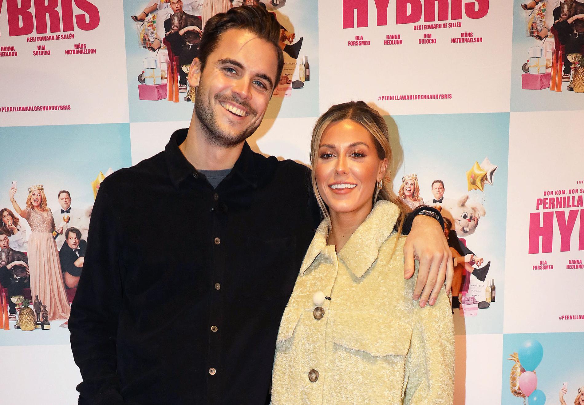 Phillipe Cohen och Bianca Ingrosso på premiären av Pernilla Wahlgrens show ”Hybris”.