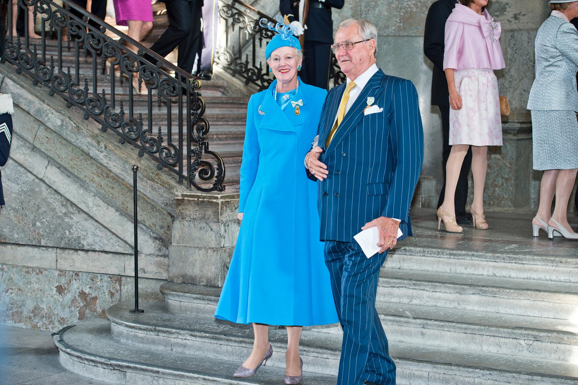 Danmarks drottning Margrethe ll och prins Henrik. 