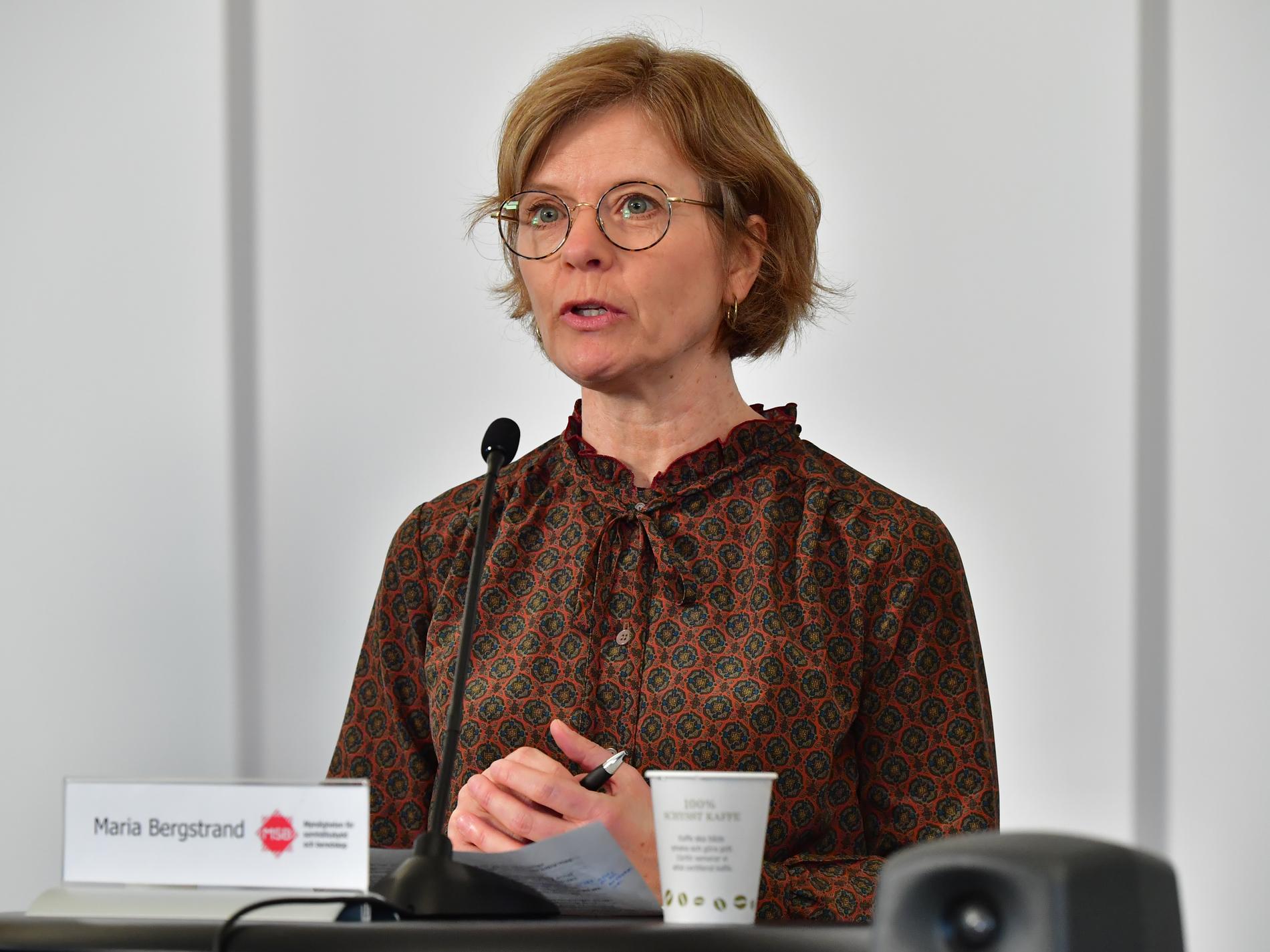 Maria Bergstrand, enhetschef, enheten för operativ ledning på Myndigheten för samhällsskydd och beredskap.