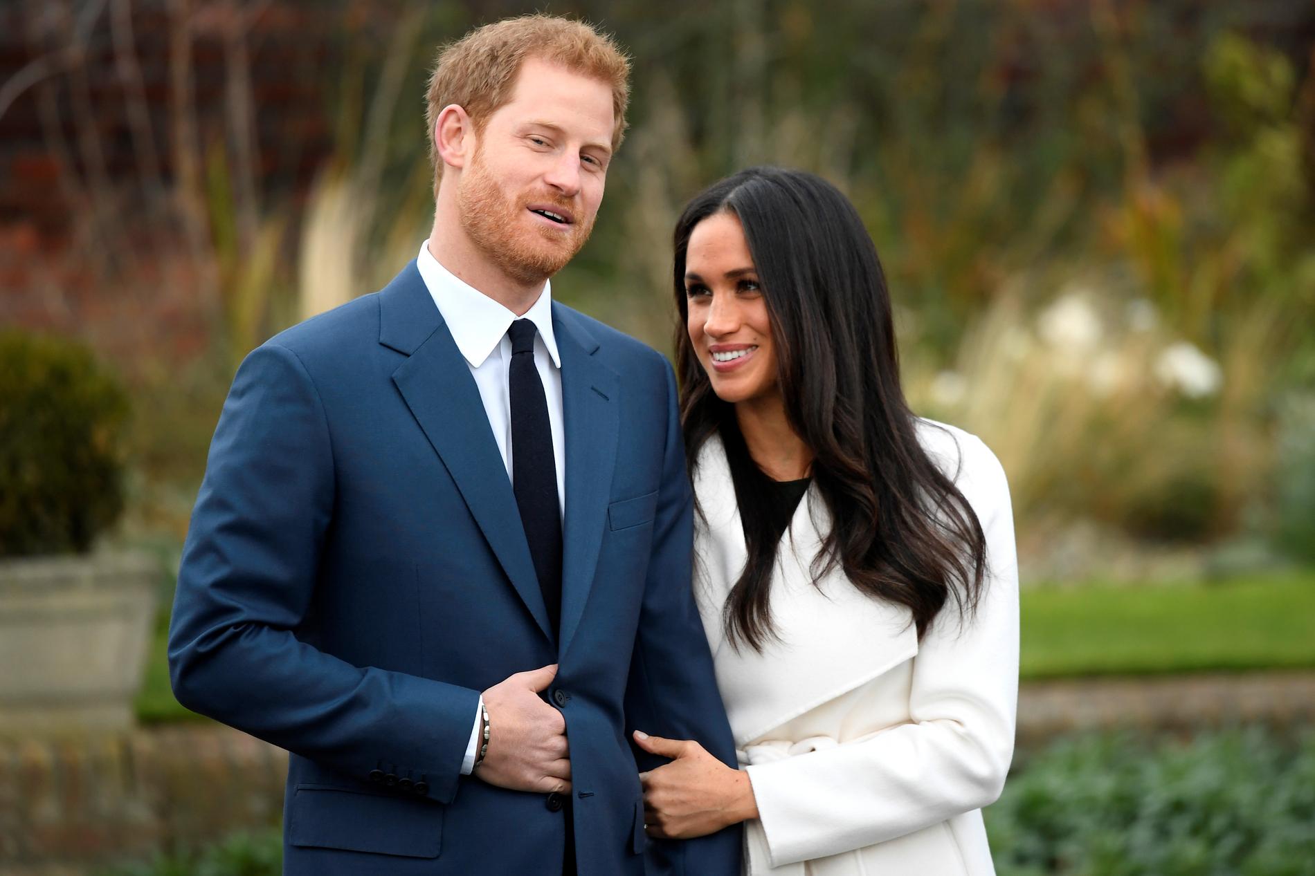 Prins Harry och Meghan Markle syntes offentligt tillsammans för första gången i september i år och meddelade sin förlovning i november.