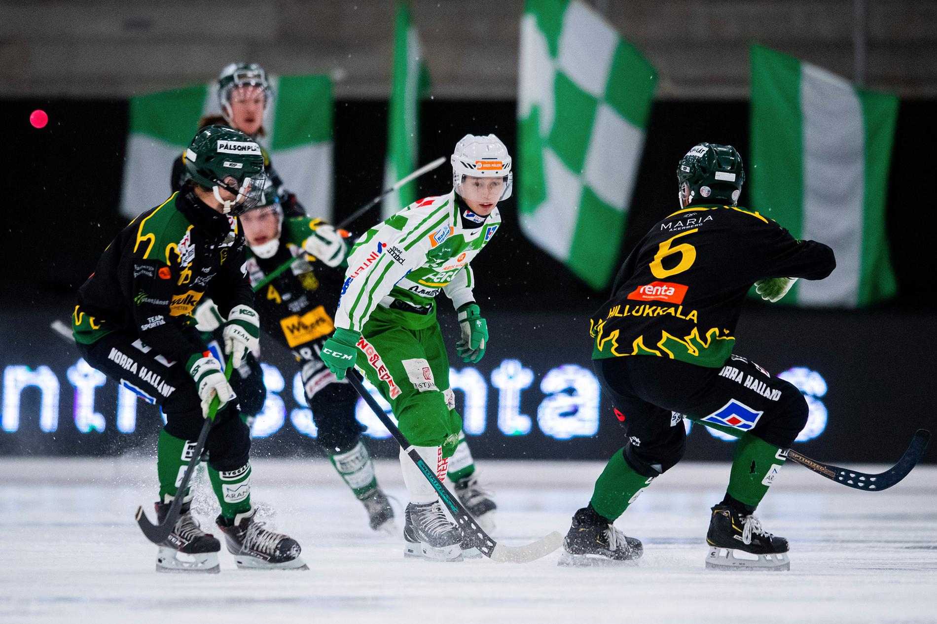 Kvällens möte mellan Frillesås och Västerås SK flyttas till 22 december. Den här bilden togs när lagen möttes i ABB Arena förra säsongen.
