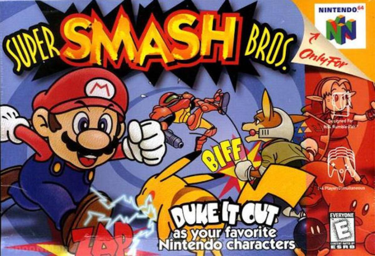 ”Super smash bros” till Nintendo 64.