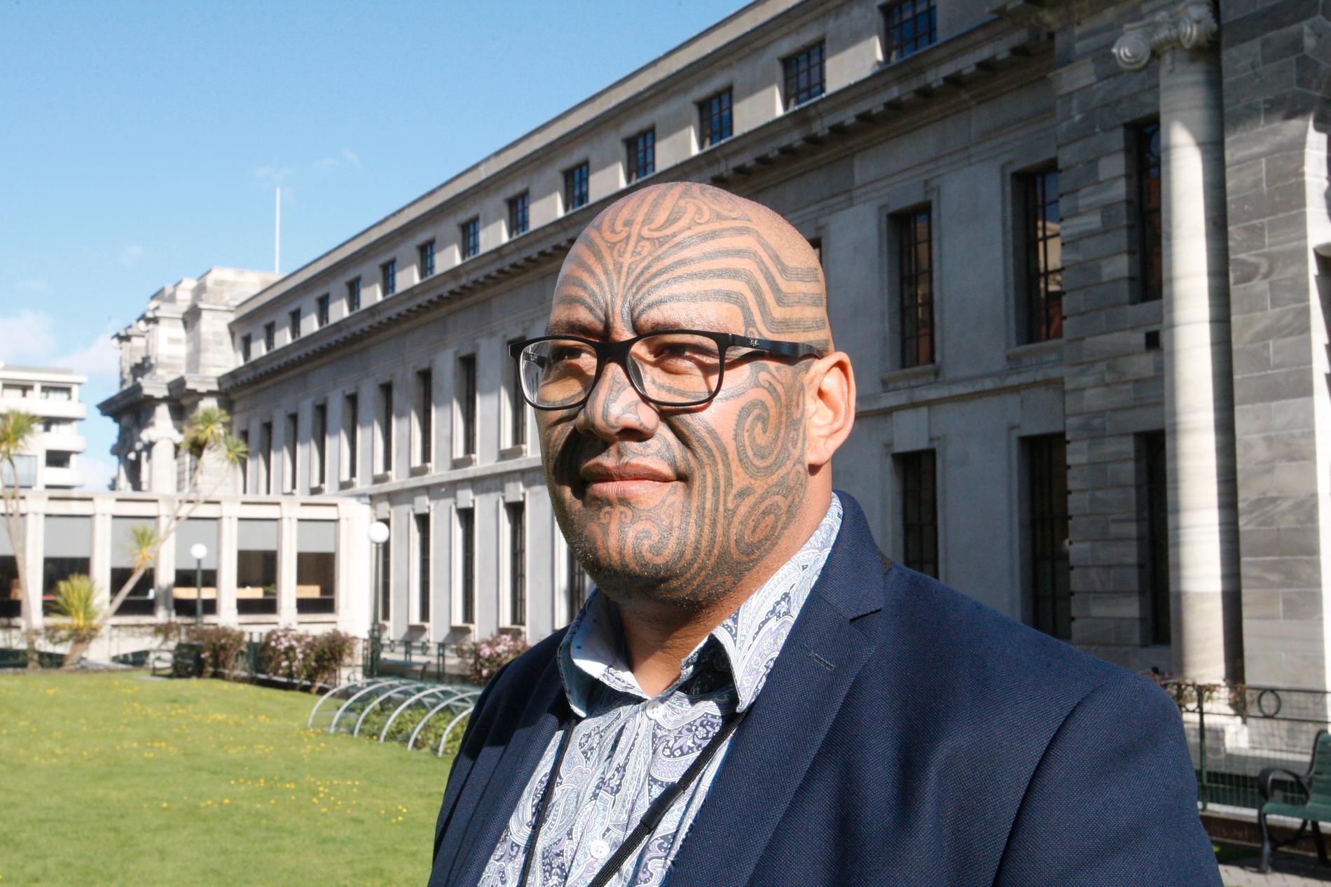 Rawiri Waititi, en av två partiledare för Maoripartiet.