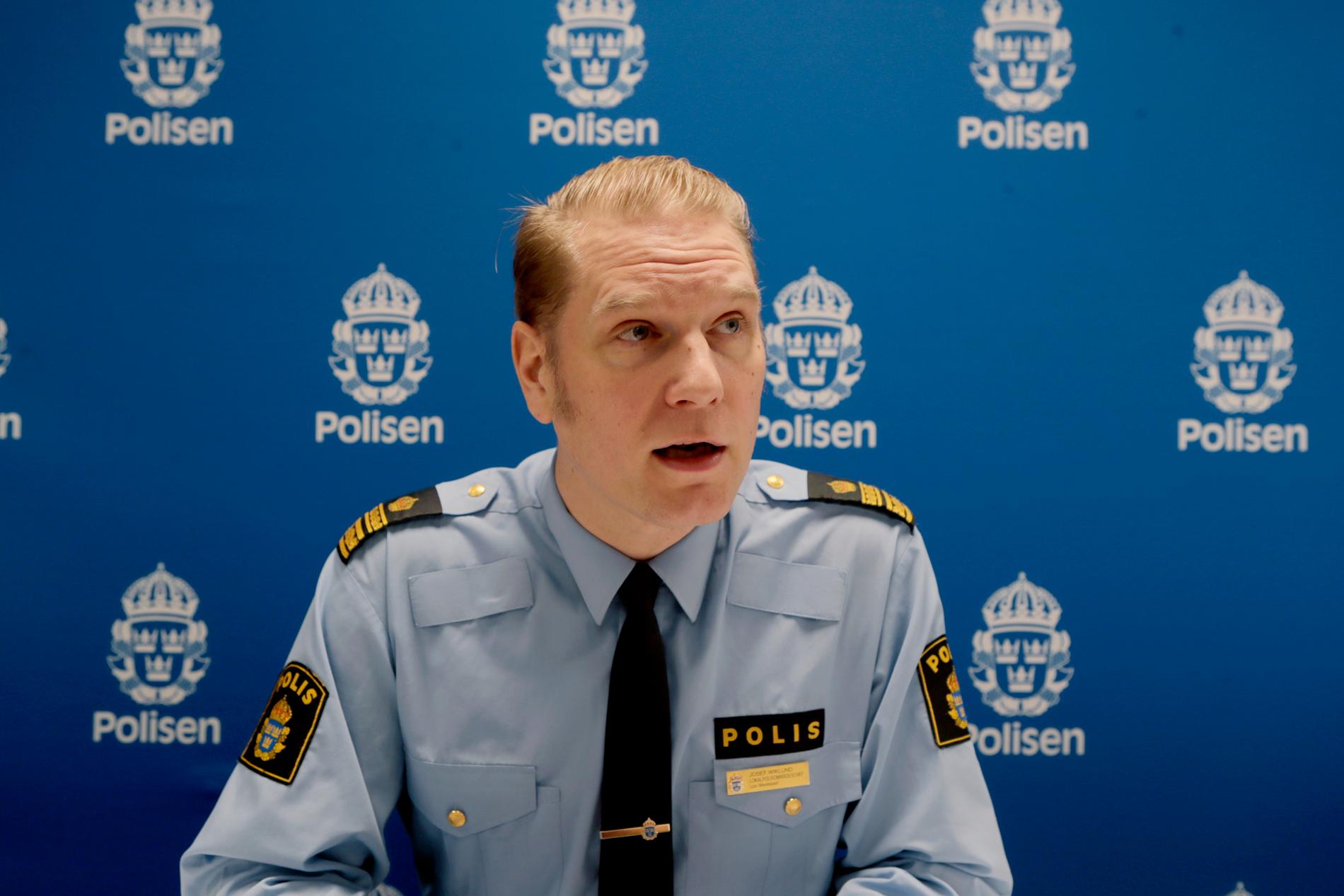 Josef Wiklund, lokalpolisområdeschef i Medelpad. Skoterföraren har nu delgivits misstanke om brott. Arkivbild.