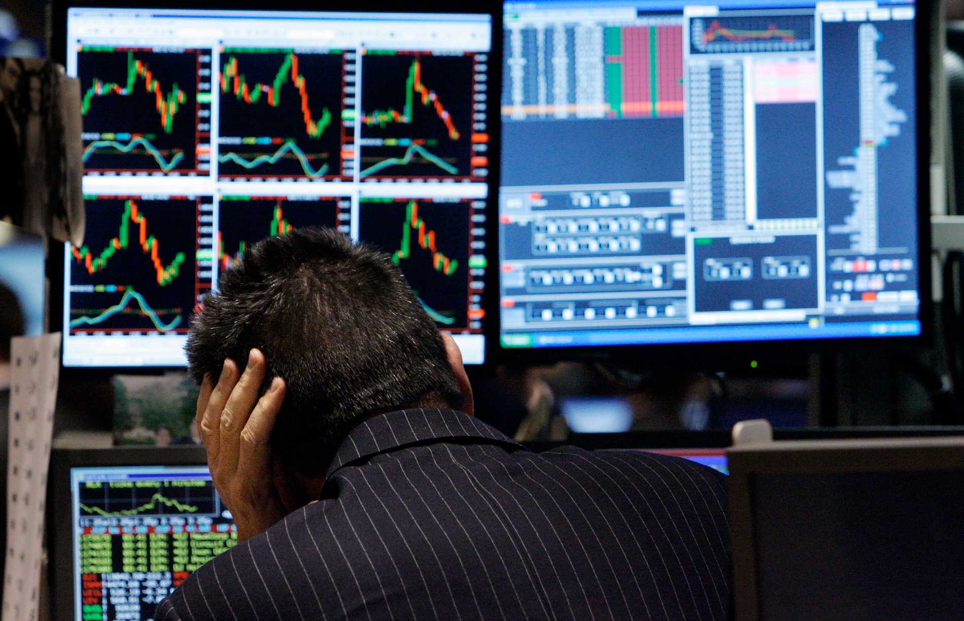 Tuffa tider på Wall Street 2008.