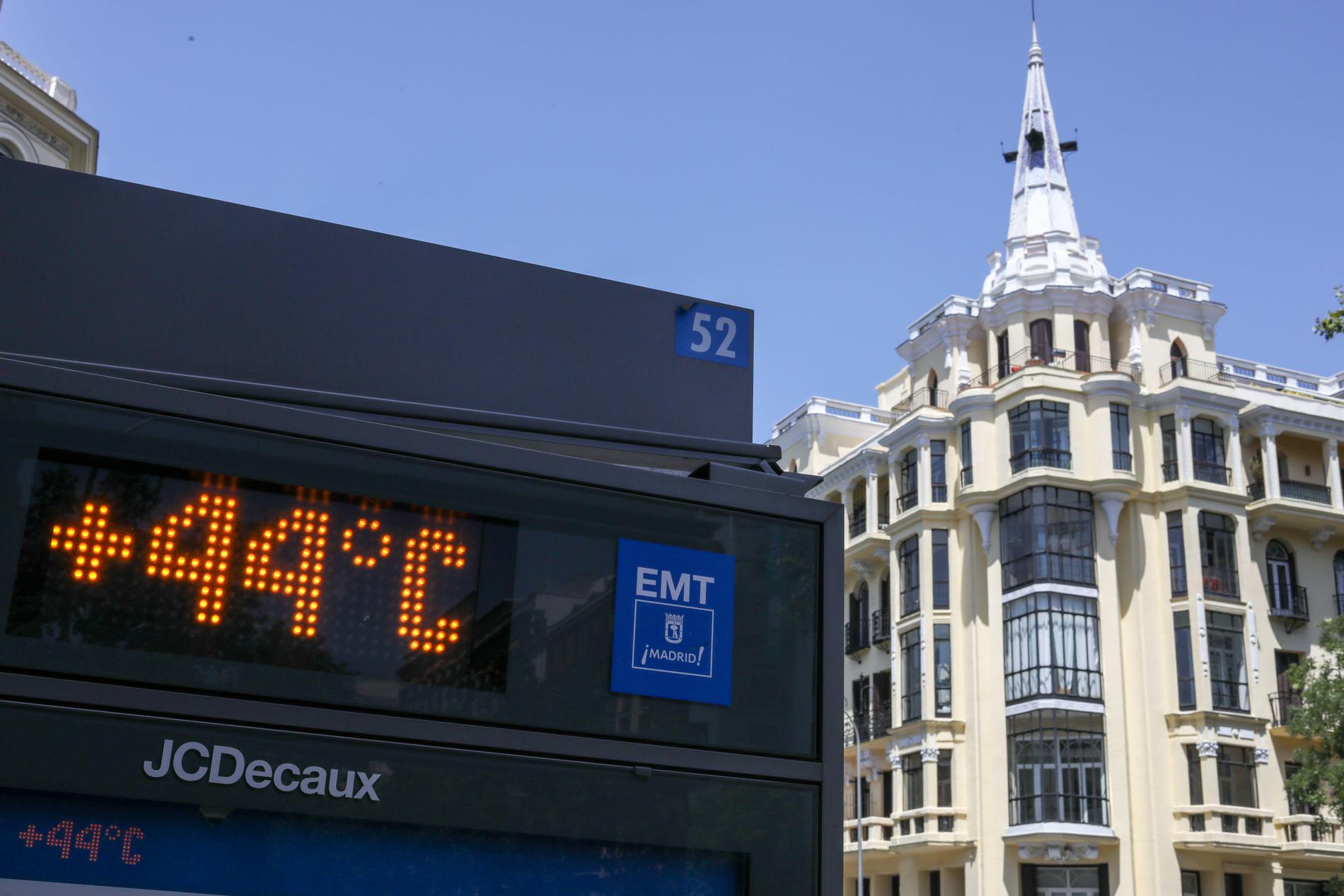 Värmebölja i Spanien juli 2023. 