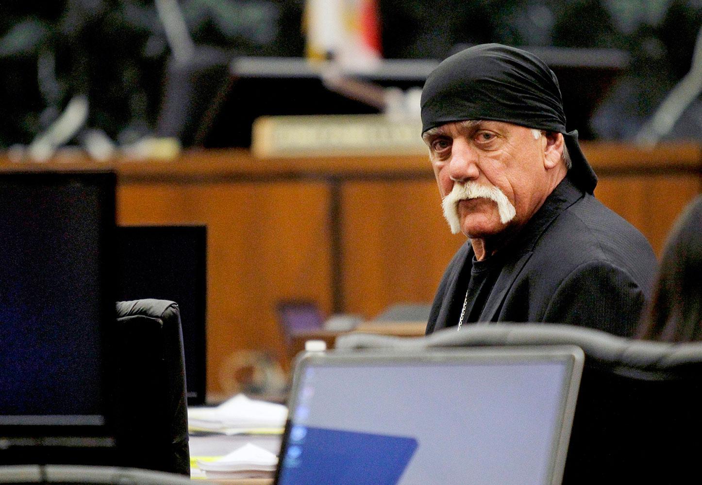 Hulk Hogan i rätten.