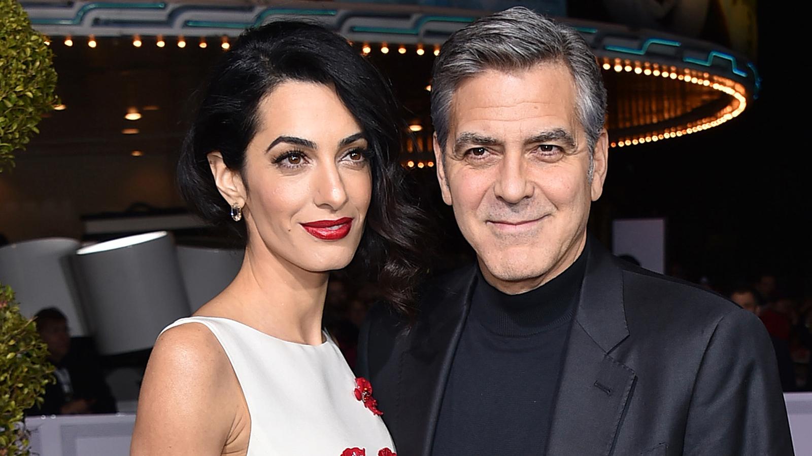 Amal och George Clooney.