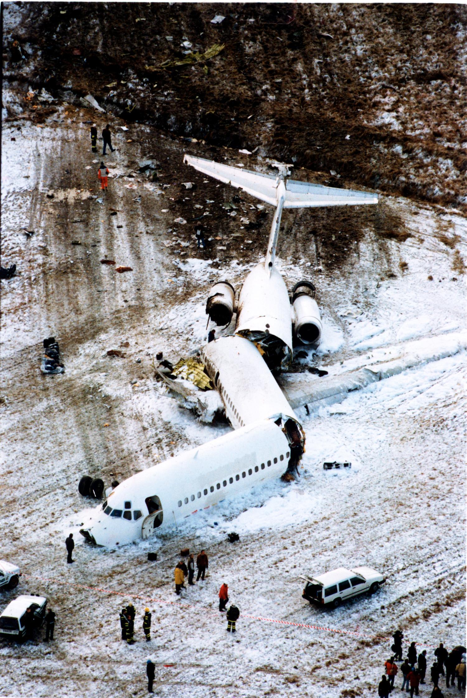 Vid flygolyckan i Gottröra 1991 överlevde samtliga 129 personer ombord.