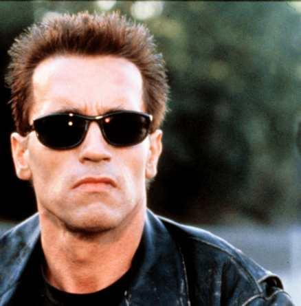 TERMINATOR Arnold Schwarzenegger i rollen som Terminator. Filmtrilogin var toppen på hans filmkarriär.