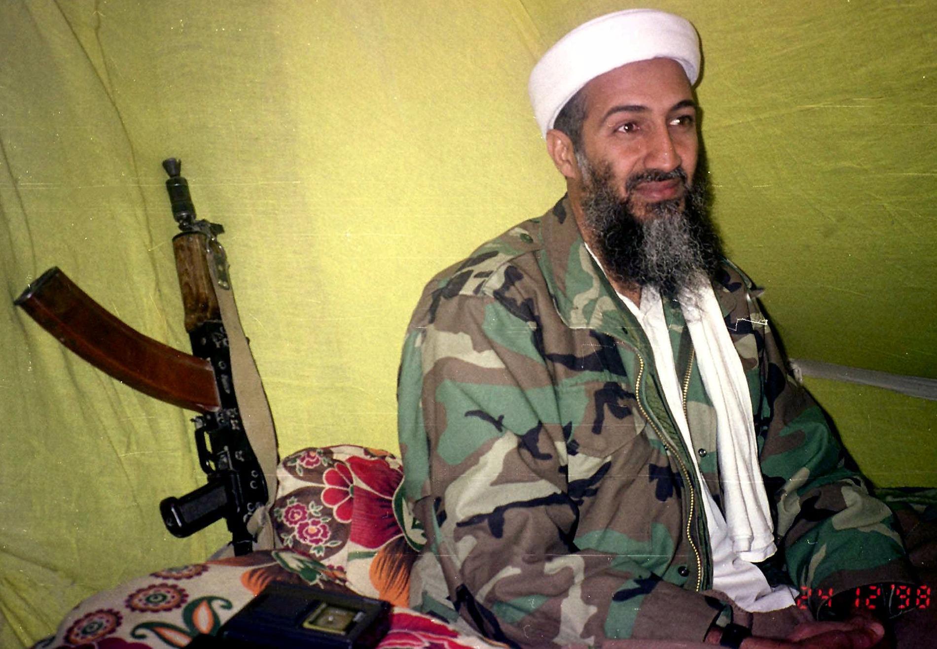 al-Qaidas ledare Usama bin Ladin. 