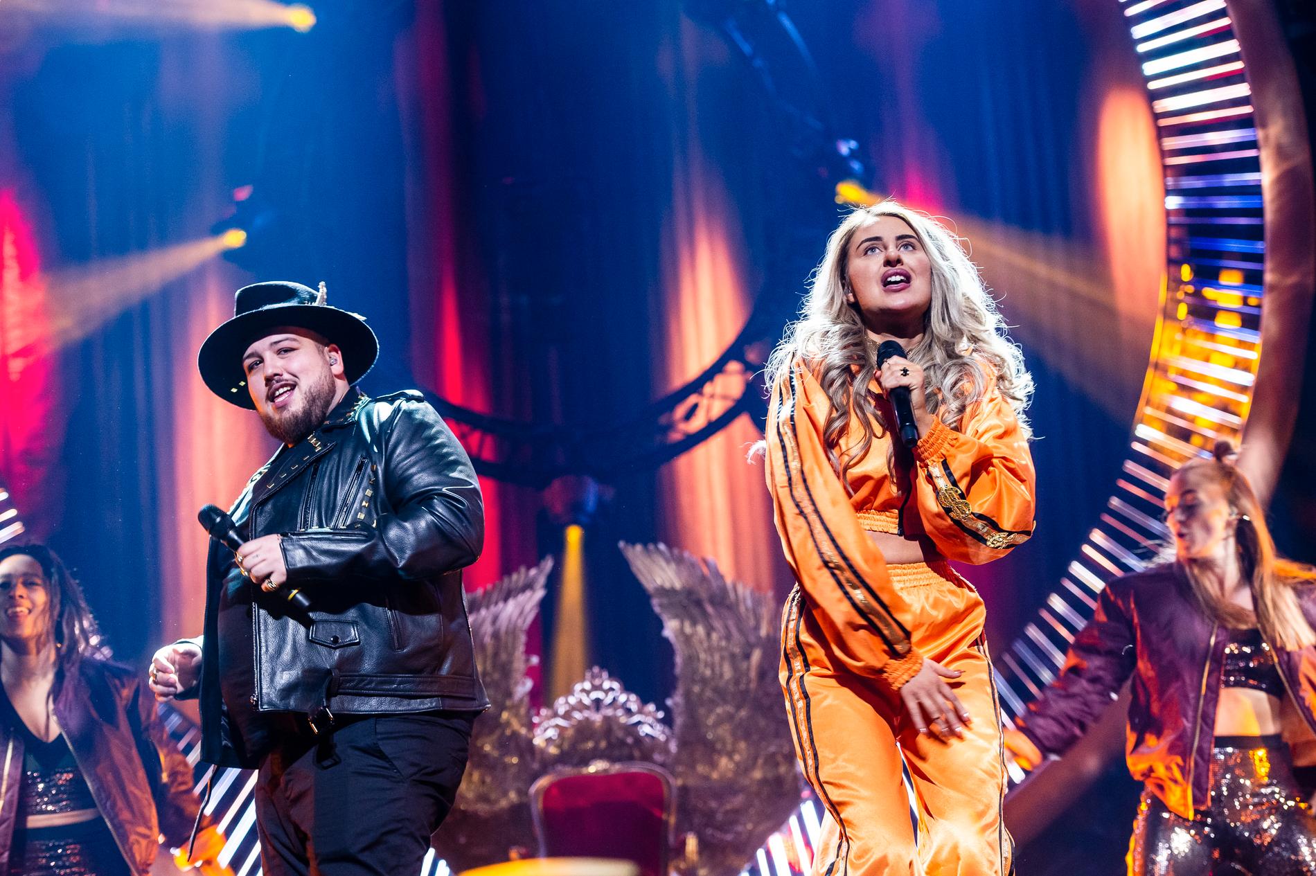 Anis Don Demina med Zeana i Melodifestivalen 2019.
