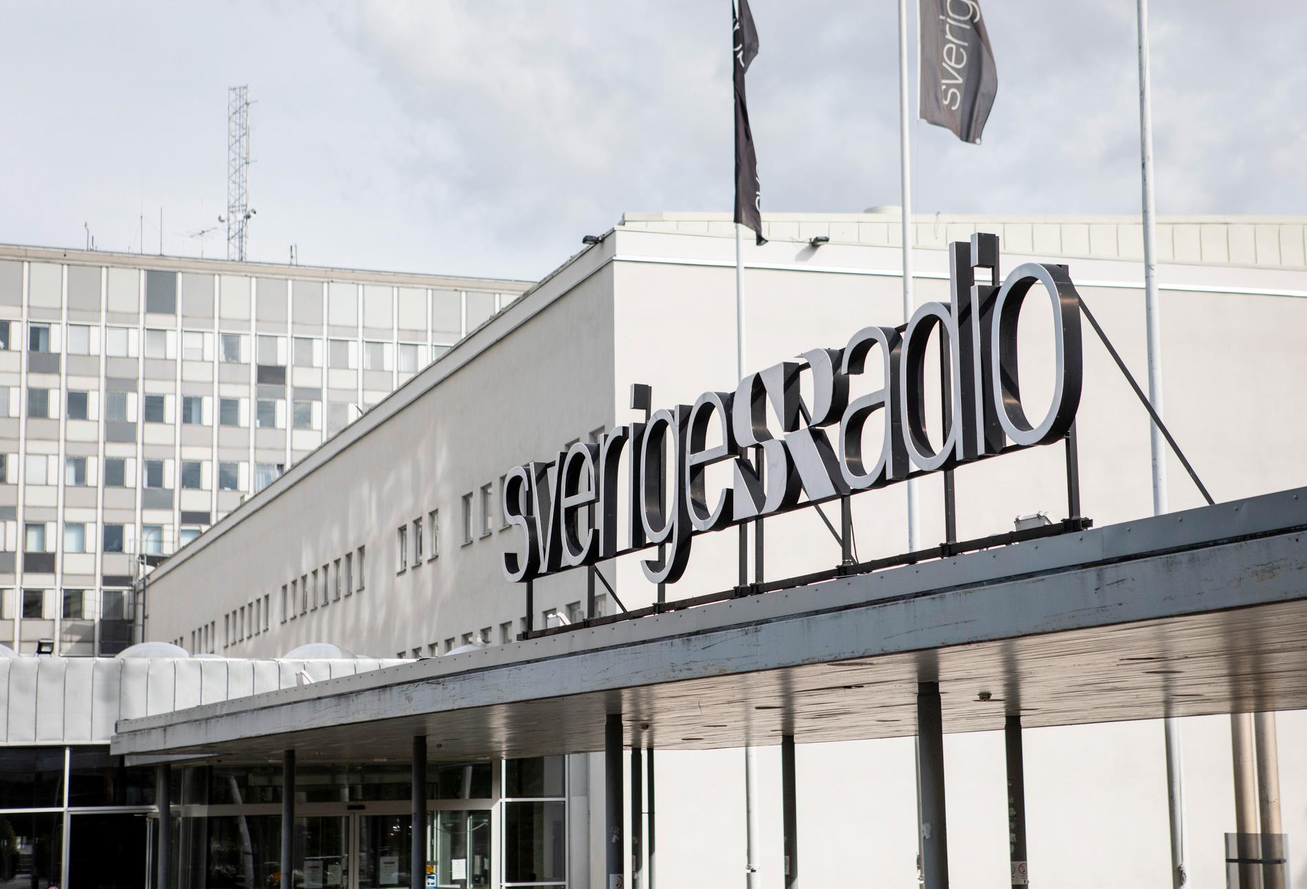 Radiohusets entré i Stockholm. Arkivbild.