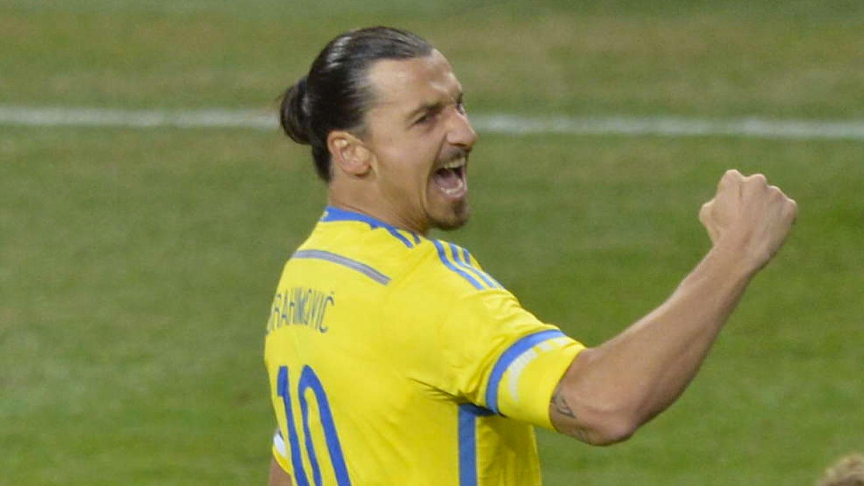 4 september 2014 I kvalgenrepet mot Estland satte Zlatan Sveriges 1-0-mål på volley redan i den tredje matchminuten. Tangerat målrekord...