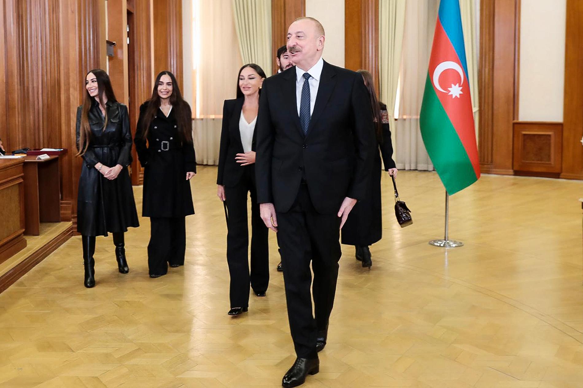 Presidenten Ilham Aliyev.